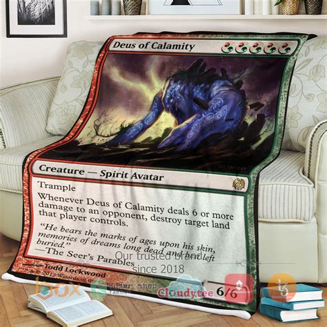 New Magic The Gathering Deus Of Calamity Blankets Express Your Unique