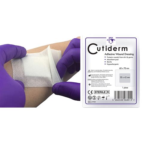 Pack Of 30 Cutiderm Assorted Adhesive Sterile Wound Dressings Suitable