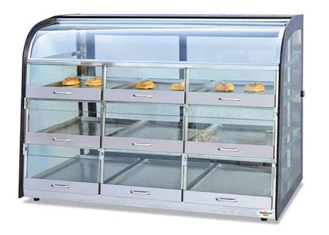These stainless steel oven warming drawers are an easy and stylish way to keep dishes warm. Table Top Glass Food Warmer Showcase Drawer-Type 3-Layer 9 ...
