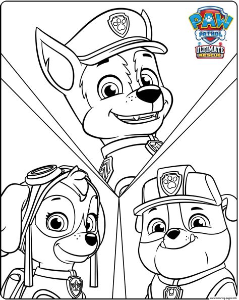 Sky Paw Patrol Coloring Pages Coloring Home
