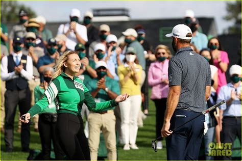 Dustin Johnson Celebrates Masters 2020 Win With Fiancee Paulina Gretzky