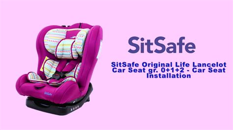 sitsafe car seat installation guide forward facing grp 1 youtube