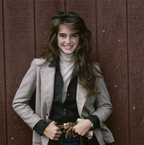 Brooke Shields Looking Cool As Ice 1982 1980s Fashion 80s Fashion