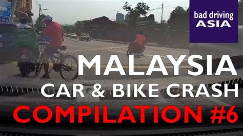 America's roads are dangerous for cyclists. Malaysia Car & Bike Crash Compilation #6 - YouTube