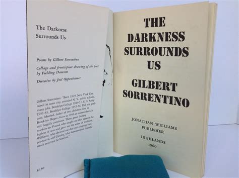The Darkness Surrounds Us By Gilbert Sorrentino Near Fine Soft Cover