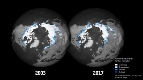 Stunning Animation Shows Permafrost Changes In The Arctic Due To