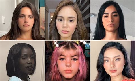 Women Show Off Their Resting Bitch Face In Viral Tiktok Trend Daily Mail Online
