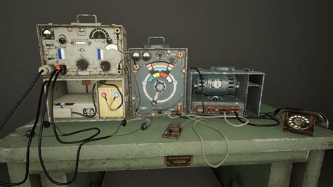 Ww2 German Communication Equipment Pack In Props Ue Marketplace