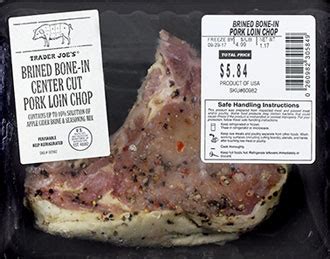 We did not find results for: Trader Joe's Brined Bone-In Center Cut Pork Loin Chop ...