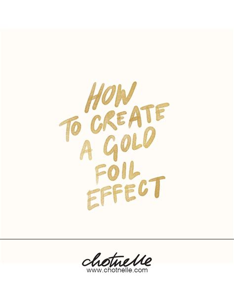 How To Create A Gold Foil Effect In Photoshop Design Tutorials