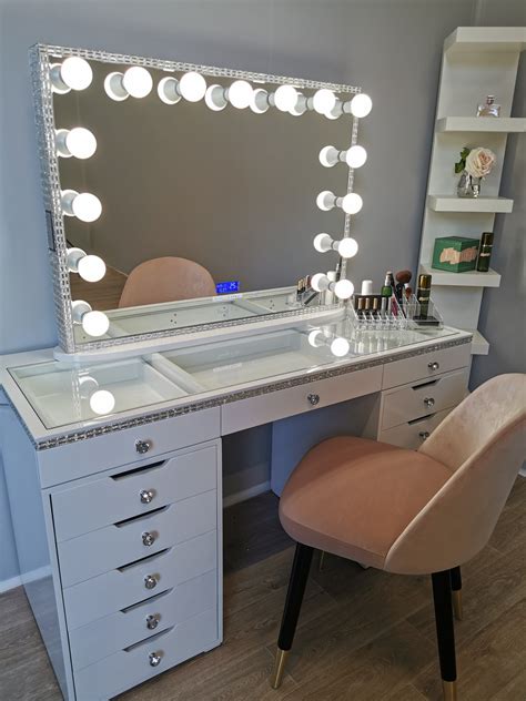 Makeup Vanity With Glass Top How To Blog