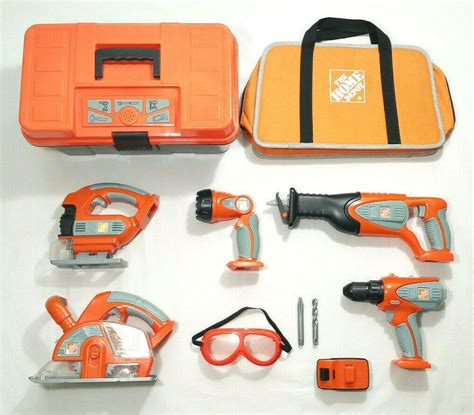 Is homedepot a good affiliate program to promote? Home Depot 11 pcs Kids Toy Power Tool Set Battery Operated ...