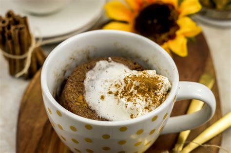 A Healthy Mug Cake Paleo Cinnamon Coffee Mug Cake Powered By Mom