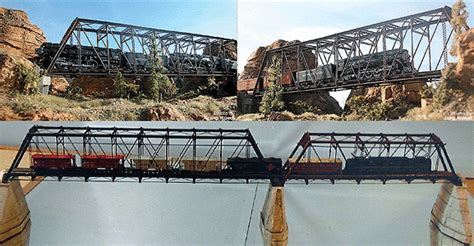 Micron Art Pratt Truss Bridge Kit Photo Etched Brass Long Single