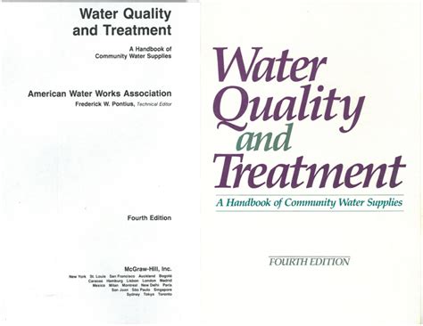 PDF Water Quality And Treatment