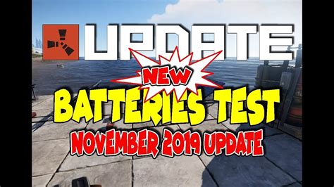 Rust Update Preview New Batteries Turret Test Nov 7th Update