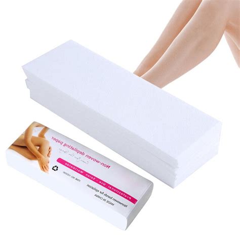 100pcslot Wax Strips For Hair Removal Depilatory Nonwoven Epilator Wax