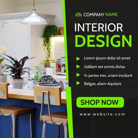 Interior Design Web Banner Video Template Des Postermywall