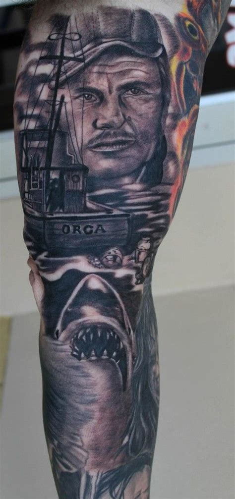 Browse tattoo ideas in all styles from tribal, japanese, watercolor and. Jaws Tattoo Sleeve by Jake Smith | Sleeve tattoos, Tattoos