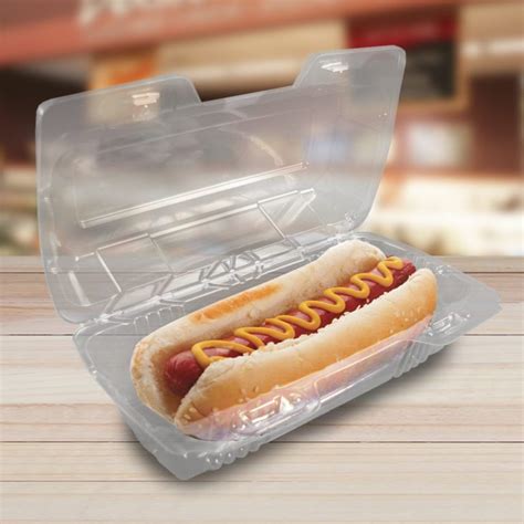 Hot Dog Clamshell 250 Pack Take Out Packaging Brenmarco