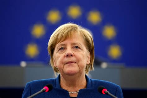 German Chancellor Merkel Joins Frances Macron In Calling For European Army