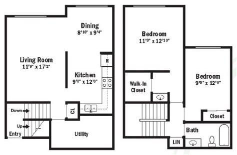 The placement of the two bedrooms in this apartment plan ensures that you and your ideal for a small family, this simple two bedroom house plan can incorporate just enough space for the essentials while giving you and your child. Studio, 1, 2, 3 Bedroom Apartments for Rent in Penfield ...