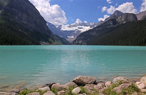 Lake Louise Turquoise Stock Image Image Of Landscape 65571083