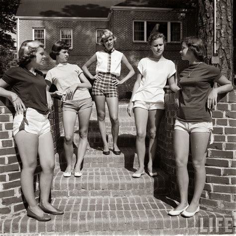 Short Shorts In The 1950s Vintage Pinup 1950s Shorts 1950s Aesthetic