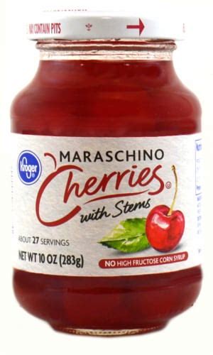 Kroger® Maraschino Cherries With Stems 10 Oz Jay C Food Stores