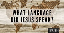 What language did Jesus speak?