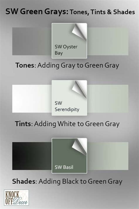 Sherwin Williams Green Gray Paint Colors 15 Best From Light To Dark