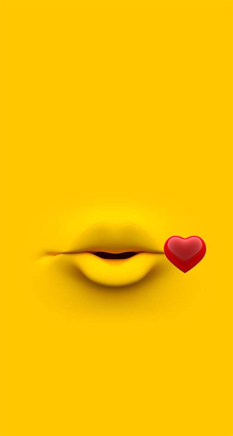 🔥 Download Emoji Kiss Wallpaper Lip Funny By Sandrahodge Kiss Emoji Wallpapers Wallpapers