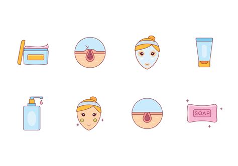 Skincare Icons 162079 Vector Art At Vecteezy