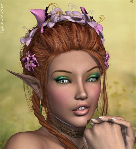 The Elf Princess Portrait By Cyanthree On Deviantart