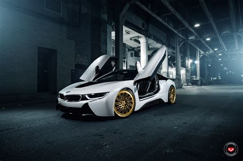 Save $12,466 on a used bmw i8 near you. Gorgeous BMW i8 Sitting on Gold Vossen LC105T Wheels ...