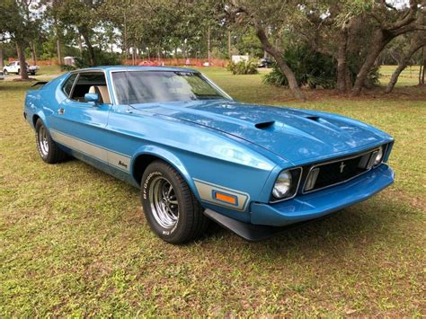 1973 Ford Mustang Mach 1 351c Cobra Jet 4 Speed Rare 1 Of 2 Ever Built