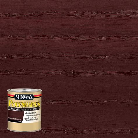 Minwax Polyshades Satin Bombay Mahogany 12 Pint