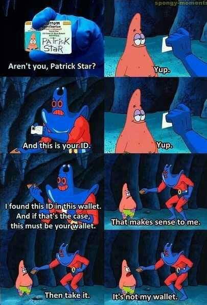 Patrick Stars Wallet Know Your Meme
