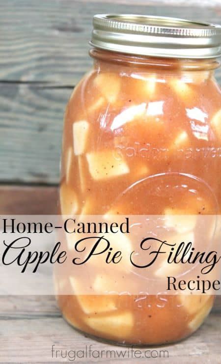 Maybe you would like to learn more about one of these? Homemade Apple Pie Filling Recipe - For Canning! | The Frugal Farm Wife