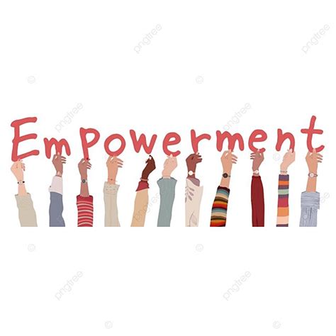 Women Empowerment Vector Png Images Group Of Raised Arms Of
