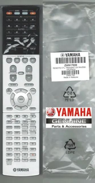 New Genuine Yamaha Av Receiver Remote Control Rav Zw Rx A Rx A Bl Picclick