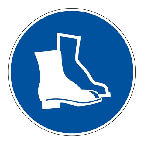 Signalisation Dobligation Port De Chaussures De Sécurité Obligatoire