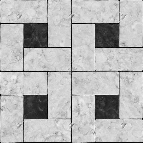 Black And White Marble Tile Texture Seamless 21140