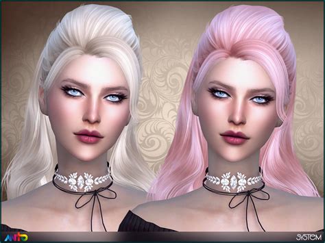 Woman Hair Long Hairstyle Fashion The Sims 4 P2 Sims4 Clove Share