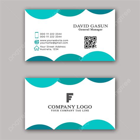 Blue White Color Business Card Design Template Download On Pngtree