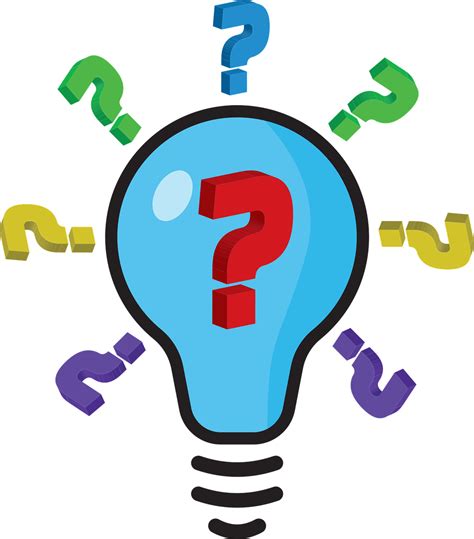 download question mark idea light bulb royalty free vector graphic pixabay