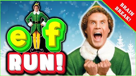 The Elf Run Christmas Brain Break Winter Just Dance GoNoodle Inspired YouTube