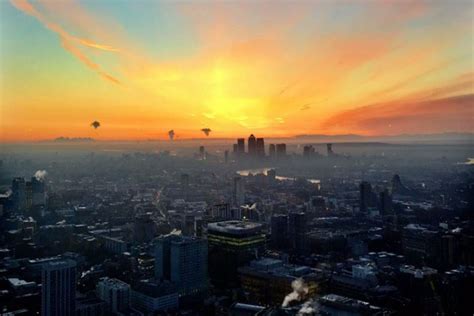 Londoners Snap Amazing Photos Of Incredible Winter Sunrise London