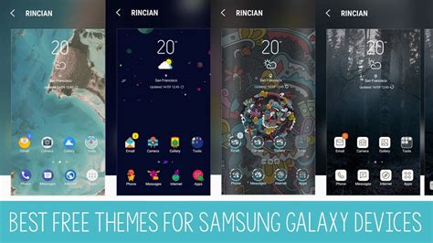 Top 6 Best Free Themes For Samsung Galaxy Devices Youtube