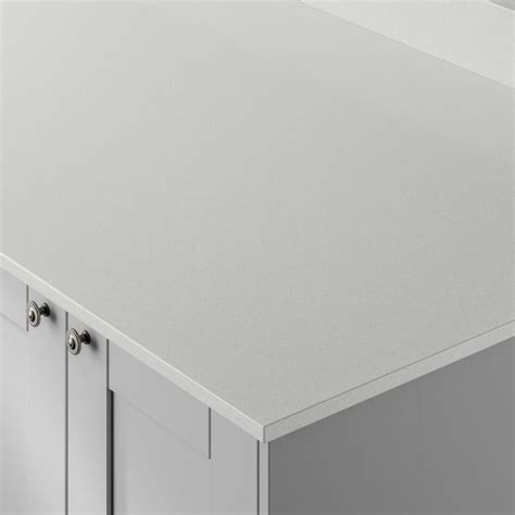 Silestone 14m X 20mm Chamfered Edge White Quartz Worktop Kitchen